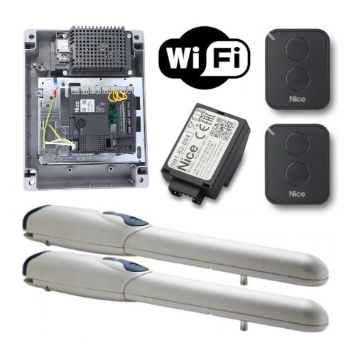 Nice Zestaw Wingo WG3524 24V ERA FLOR + BIDI WIFI do bram skrzydłowych o długości skrzydła do 3,5 m