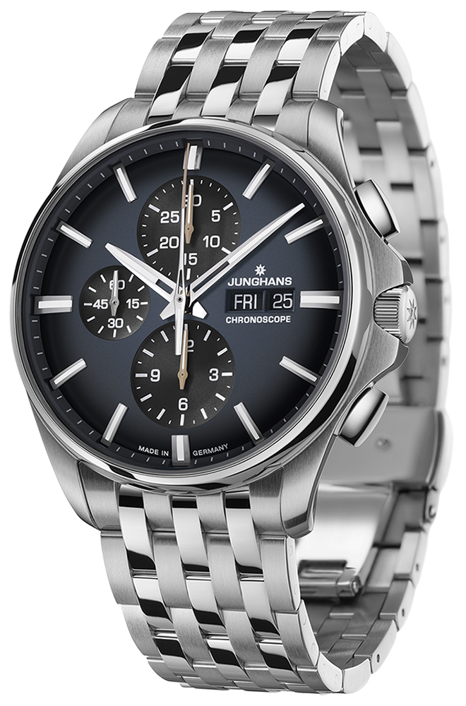 Zegarek Junghans 27/4228.45 Meister S Chronoscope English Date -
