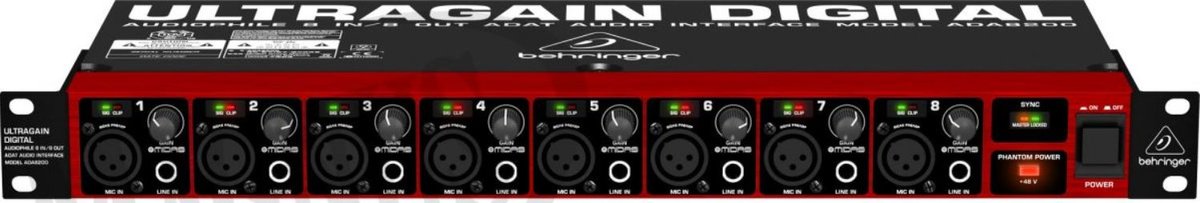 Behringer ULTRAGAIN DIGITAL ADA8200 mikser audio ADA8200
