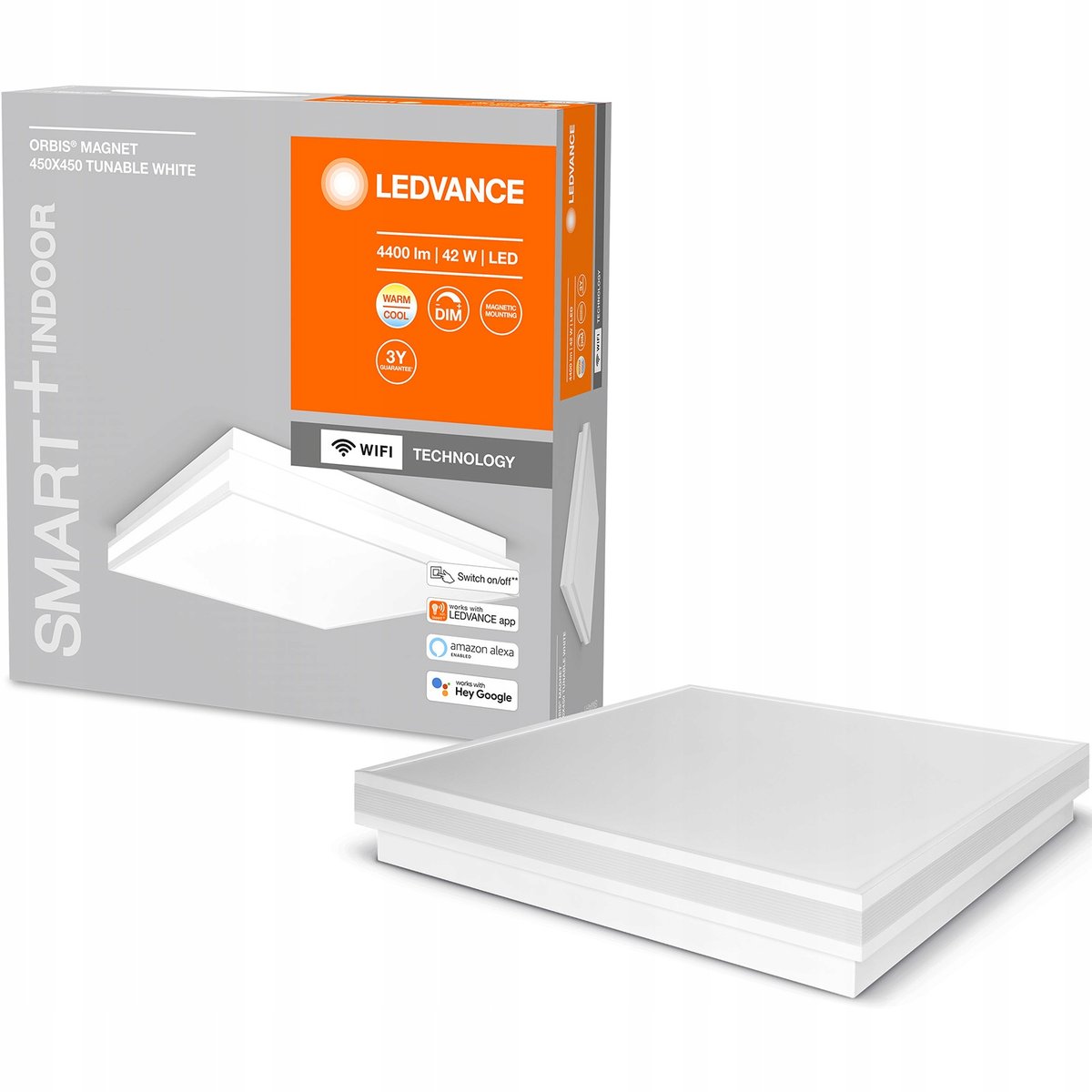 LEDVANCE SMART+ SMART+ WiFi Orbis Magnet biała, 45x45cm