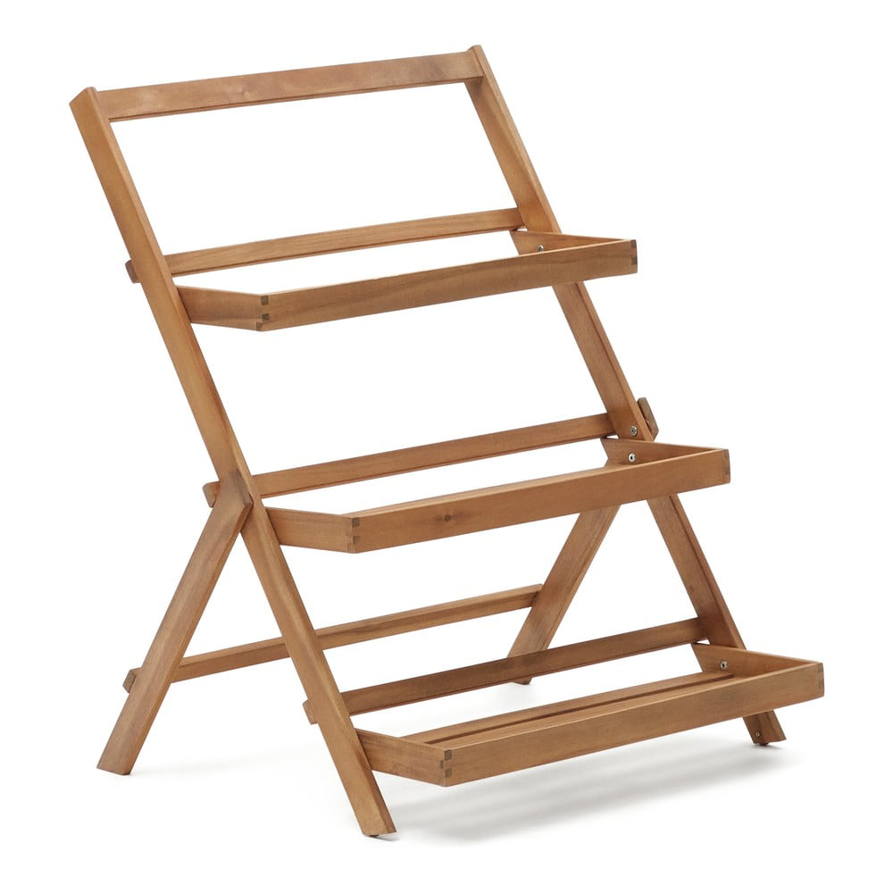 Regał ogrodowy z litego drewna akacjowego 70x85 cm Victora – Kave Home