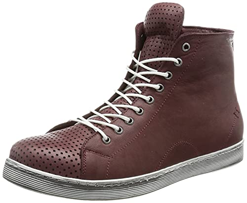 Andrea Conti 345728, Trampki damskie, Burgundy, 37 EU