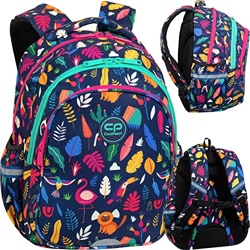 Coolpack F029702, Plecak szkolny Jerry LADY COLOR, Wielobarwny, Wielobarwny, 39 x 28 x 15 cm, Designer
