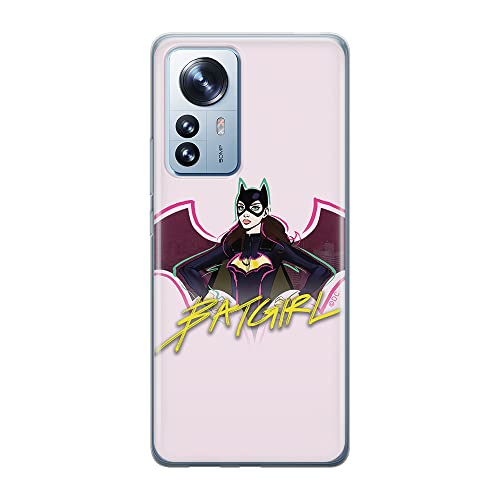 ERT GROUP etui na telefon Xiaomi 12 PRO, case oryginalny i oficjalnie licencjonowany przez DC, wzór Bat Girl 004, optymalnie dopasowane, plecki z TPU