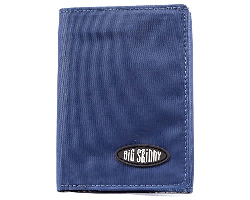Big Skinny Męski portfel Tri-Fold Slim na 25 kart, granatowy