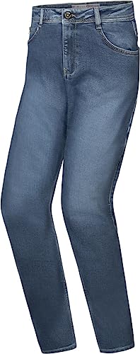 IXON Dany damskie dżinsy motocyklowe (Blue Stone Wash, 33/32)