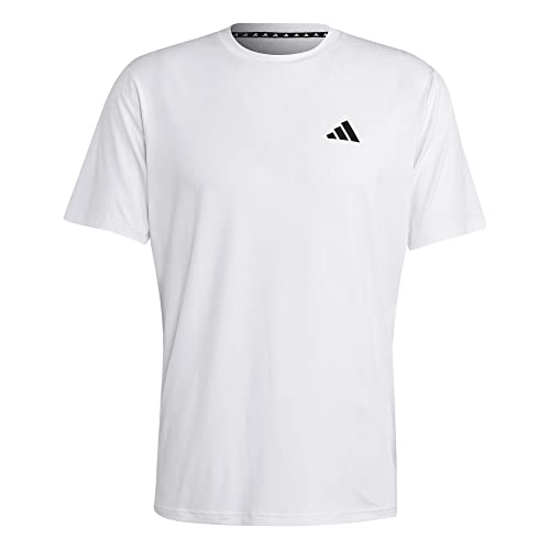 adidas Męski T-shirt (Short Sleeve) Tr-Es Stretch T, White/Black, IJ7020, 2XL