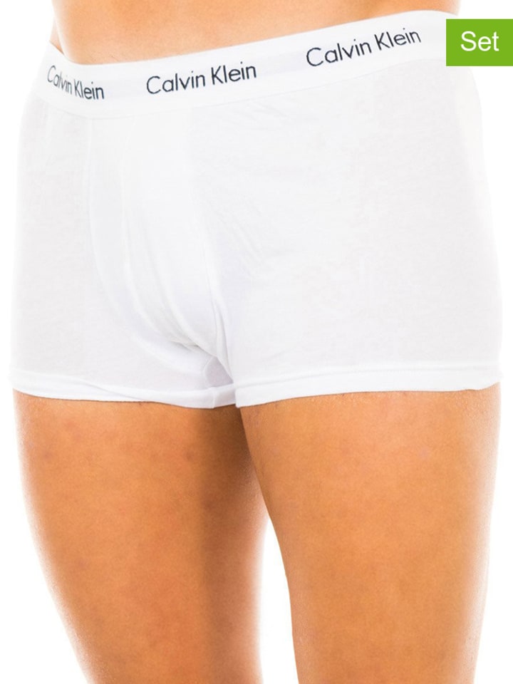 Calvin Klein Bokserki (3 pary) w kolorze białym, czarnym i jasnoszarym
