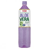 Okf Napój Farmers Aloe Vera z cząstkami aloesu Blueberry 1.5 l