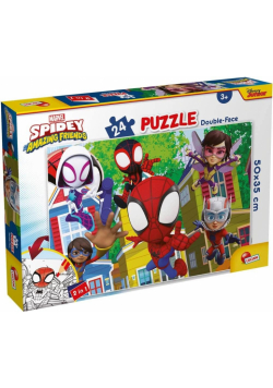 Puzzle dwustronne PLUS Spidey It's a Team