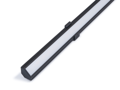 Oprawa podszafkowa narożna LED - lampa kuchenna - Maja 12W 100cm - Czarna - Biały neutralny (4500K)