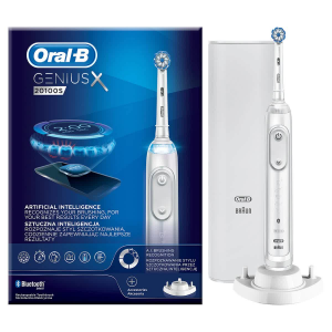 ORAL-B BRAUN GENIUS X 20100S White Oral-B szczoteczka elektryczna GENIUS X 20100S White z Bluetooth