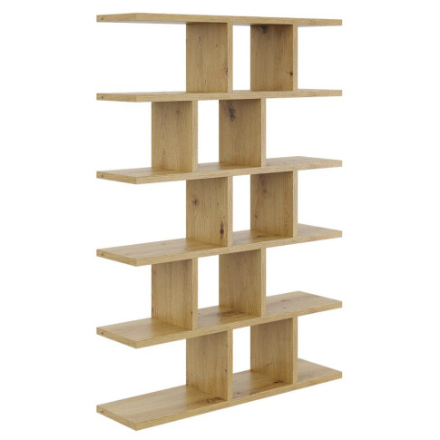 Minimalistyczny Regał Wiszący Lub Stojący Dąb Artisan T7-K84