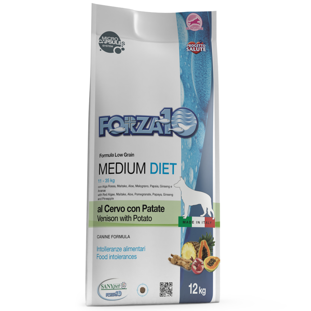 Forza 10 Medium Diet, dziczyzna i ziemniaki - 2 x 12 kg