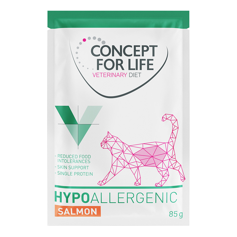 Concept for Life Veterinary Diet Hypoallergenic, łosoś - 24 x 85 g
