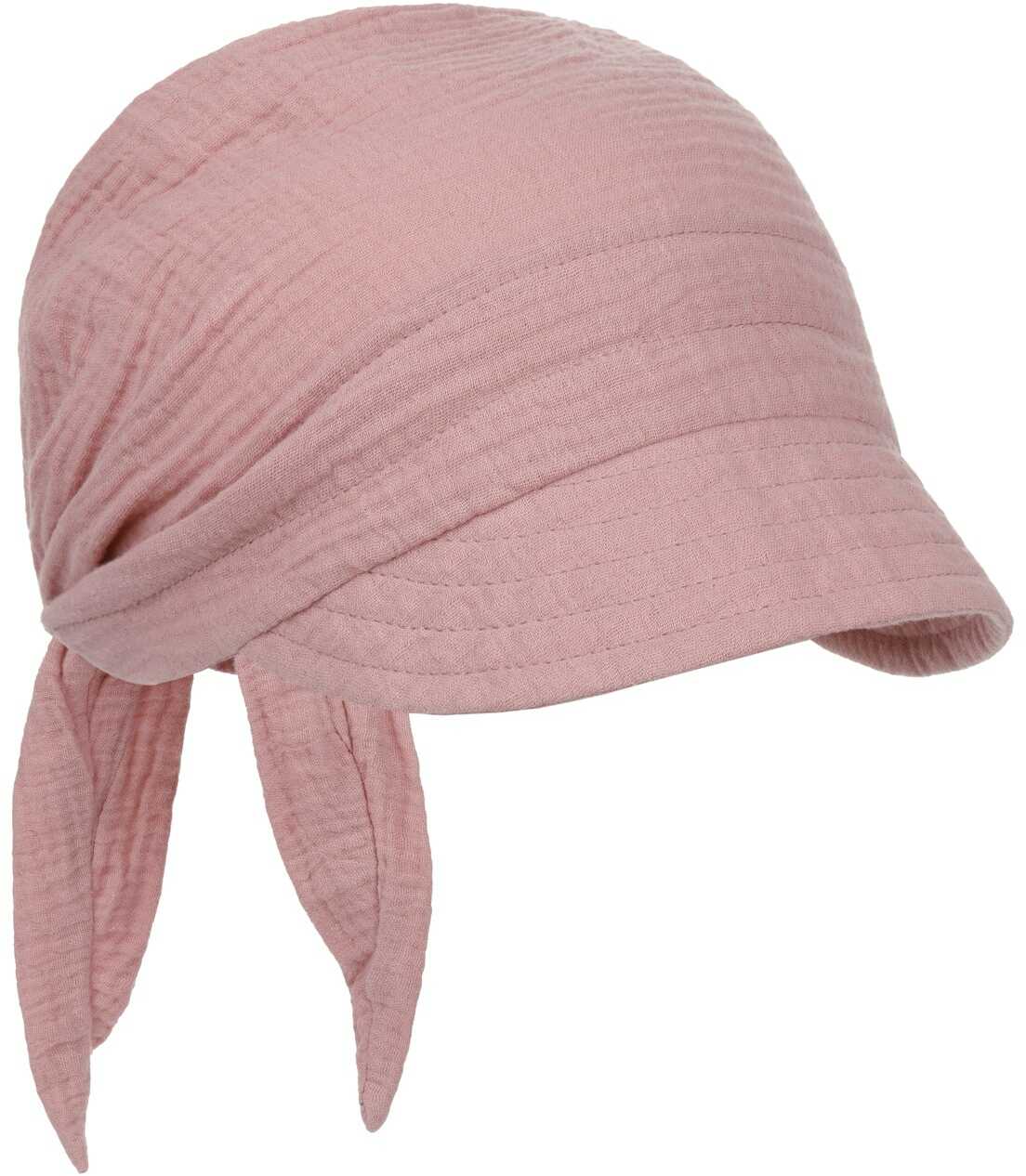 Bandana z Daszkiem Musselin GOTS by Gebeana, brudny róż, One Size