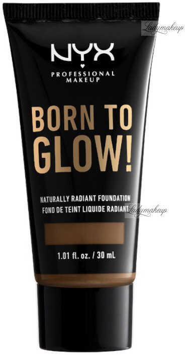 NYX Professional Makeup - BORN TO GLOW - NATURALLY RADIANT FOUNDATION - Rozświetlający podkład do twarzy - MOCHA