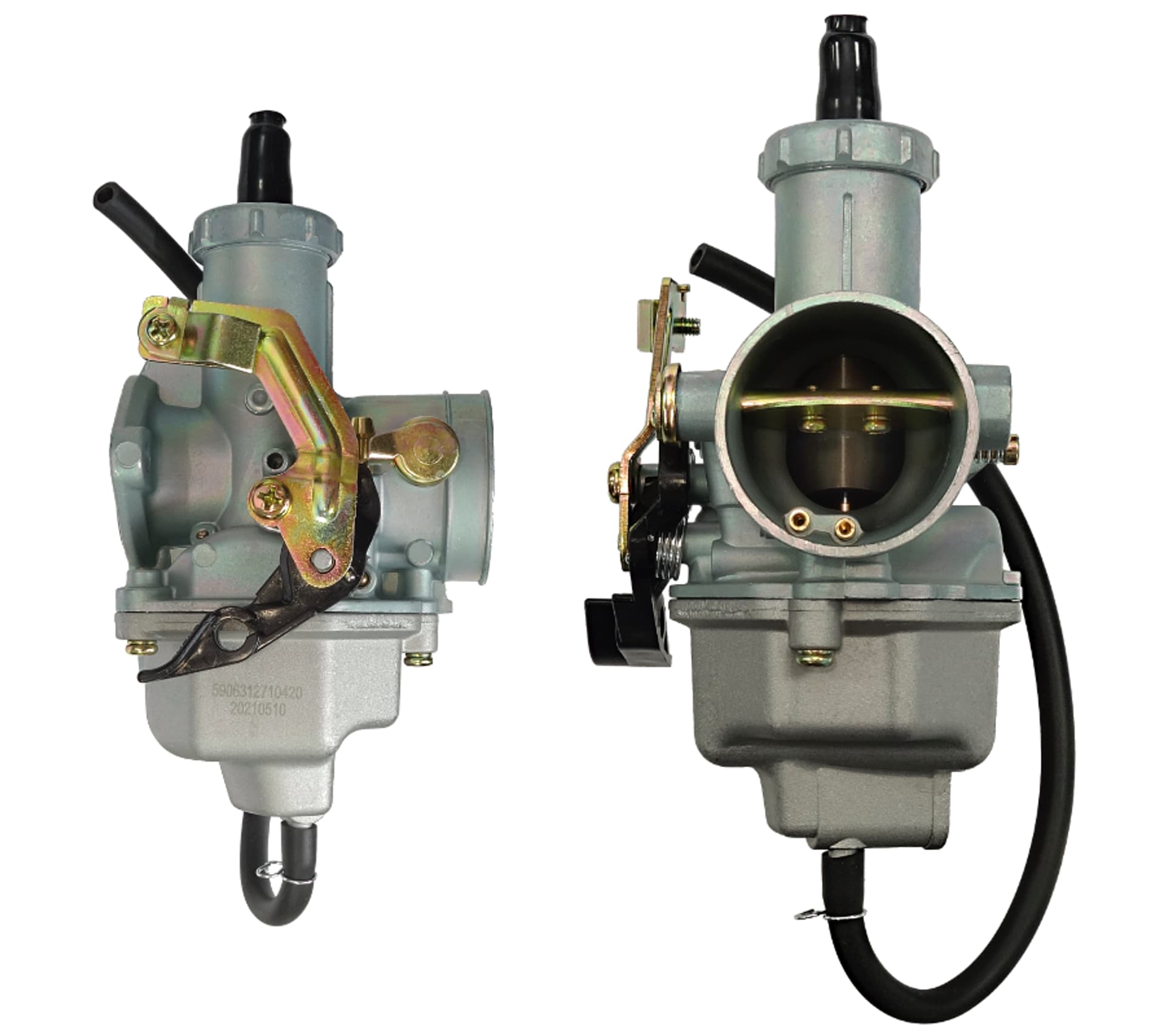 Gaźnik Moretti PZ30 250cc 4T, p.24 mm, ssanie na linkę