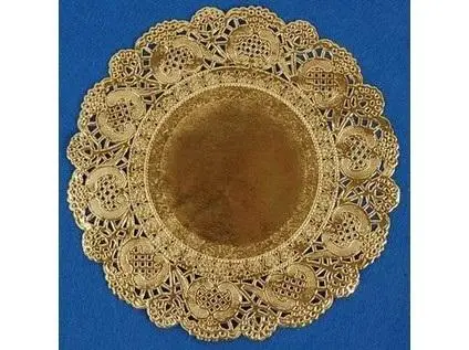 Serwetki papierowe 11cm złote 5szt - Fandy