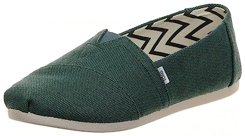 TOMS Women_Espadrille_Stormy Green Heritage Canvas, Damskie espadryle, Stormy Green, 41 EU