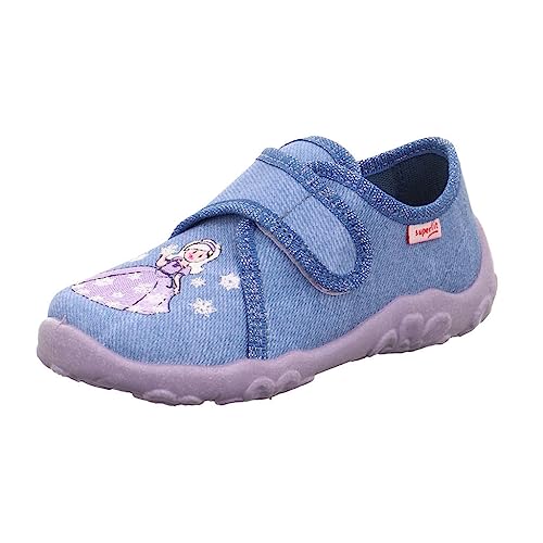 Superfit Dziewczęce kapcie Bonny, niebieski 8050, 33 EU
