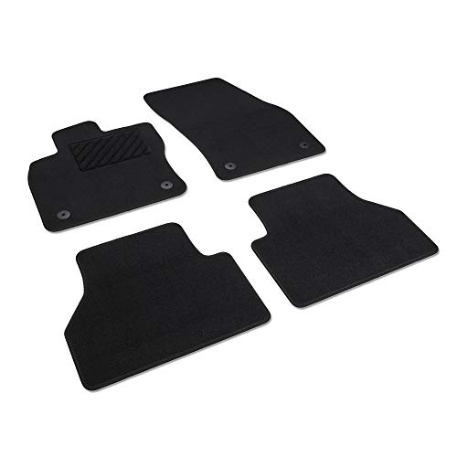 Volkswagen 2K8061404WGK Dywaniki podłogowe wysokiej jakości tekstylne 4 maty materiałowe czarne