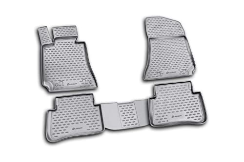 Dopasowane dywaniki samochodowe ELEMENT 3D zaprojektowane do Mercedes-Benz E-Class W212 2009-2016, 4-częściowy