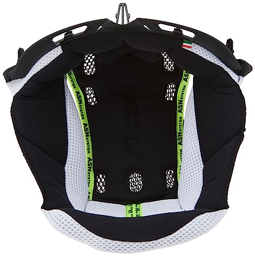 Airoh CUFIA ASN System Aviator Ace, Czarny, Biały, XS