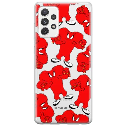 ERT GROUP etui na telefon Samsung A52 5G / A52 LTE 4G / A52S 5G, case oryginalny i oficjalnie licencjonowany przez Looney Tunes, wzór Gossamer 001, plecki z TPU częściowo przeźroczyste