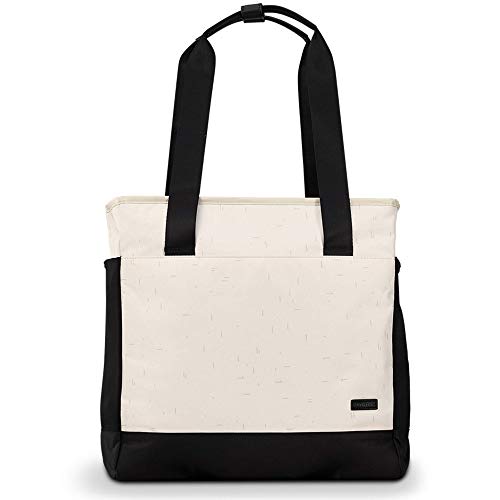 Ogio XIX damska torba do noszenia z 33 cm (13 cali) wyściełanym etui na tablet, kolekcja dopasowana do potrzeb, biały nadruk cyfrowy, pojemność 18 litrów