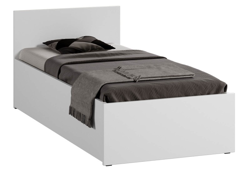 Łóżko z materacem 90x200 DM1 białe