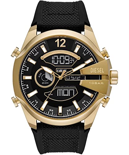 Diesel DZ2182SET Zegarek dla Mężczyzn Master Chief Kwarc, 3 Wskazówki Mechanizm Daty, Rozmiar Koperty 45 mm, Pasek ze Stali Nierdzewnej