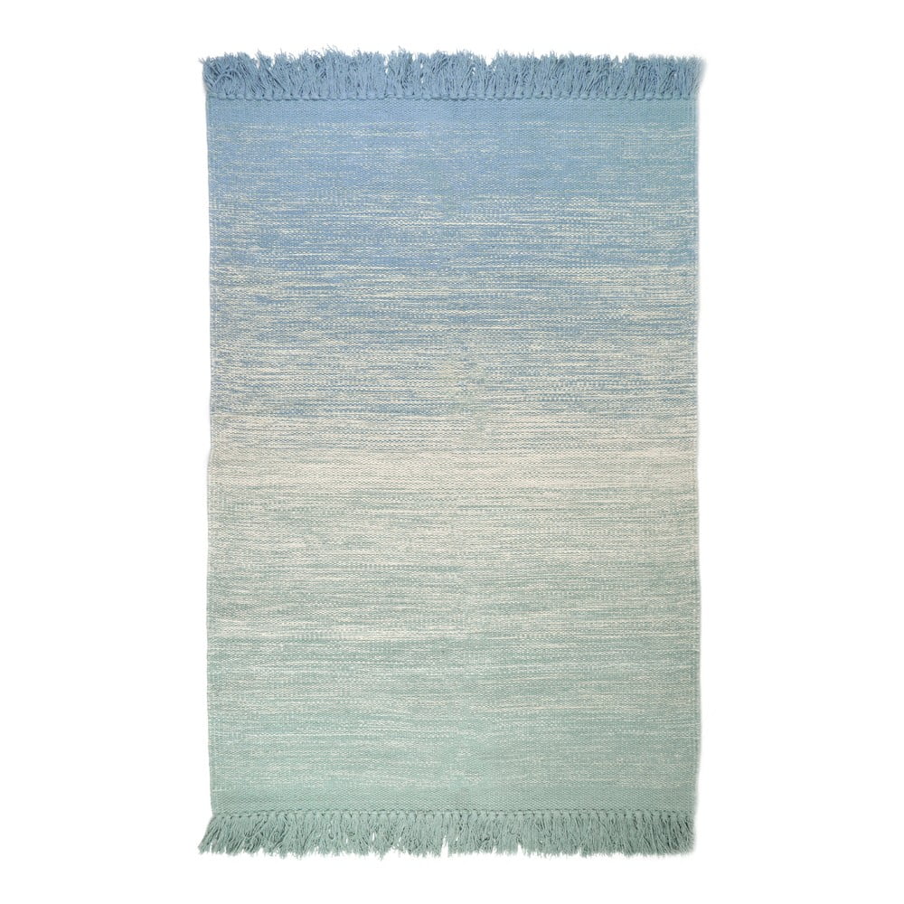 Zielono-niebieski dywan odpowiedni do prania 100x150 cm Kirthy – Nattiot