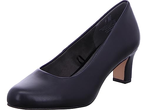 Jana Damskie Softline 8-22472-41 wygodne buty wielozadaniowe klasyczne buty na co dzień, biznesowe, proste, odświętne czółenka, czarny, 36 EU Weit