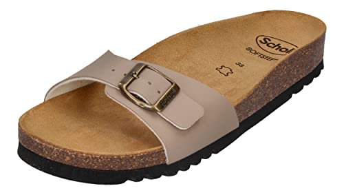 Scholl Estelle, sandały damskie, szarobrązowe, 40 EU, Szarobrązowy, 40 EU