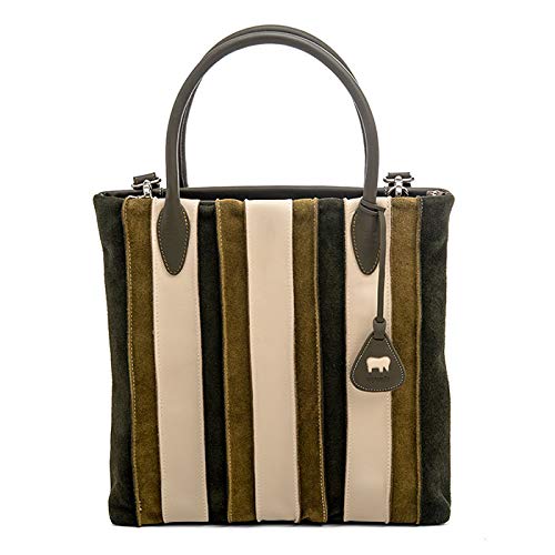 mywalit Laguna Medium Shopper, Unisex Dorosły Torba, Zielono-oliwkowy