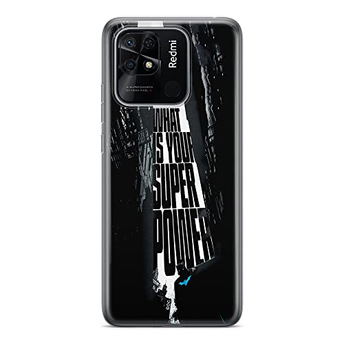 ERT GROUP etui na telefon Xiaomi REDMI 10C, case oryginalny i oficjalnie licencjonowany przez DC, wzór Batman 001, optymalnie dopasowane, plecki z TPU