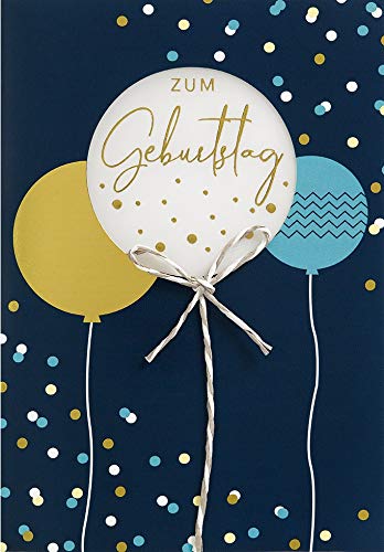 Kartka urodzinowa Lifestyle - balon, przezroczysty papier - 11,6 x 16,6 cm