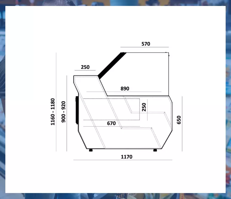 Lada chłodnicza IZI STATIC 2030