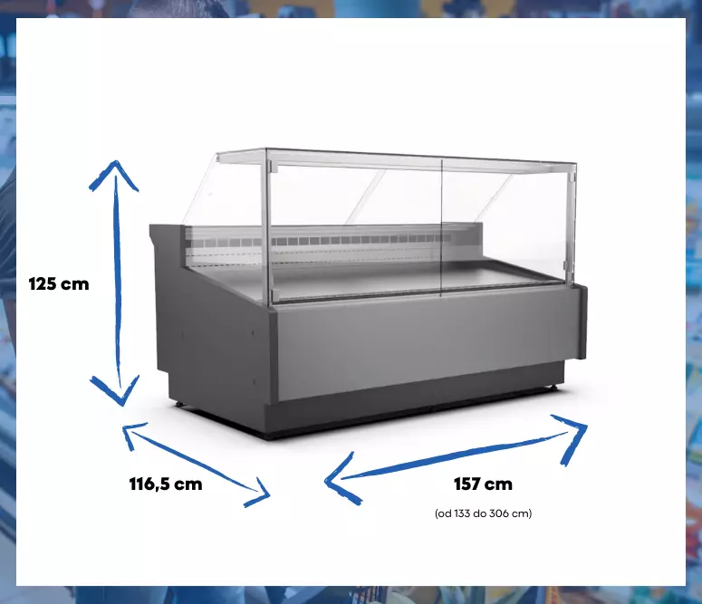 Lada chłodnicza WCh-8/1 1570 CARMEN DYNAMICZNA