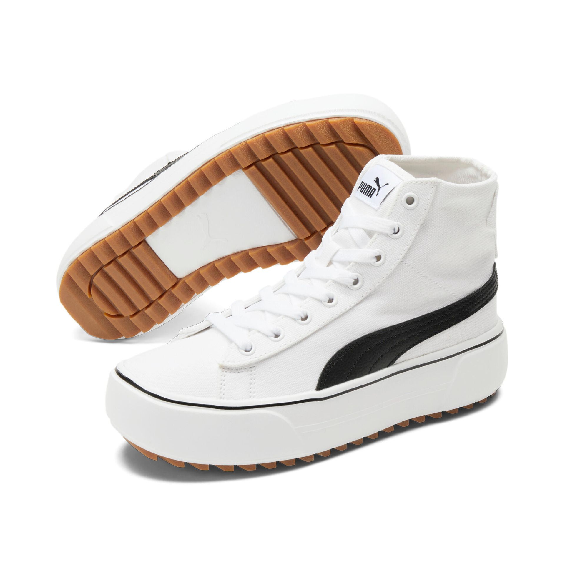 Buty Puma Kaia Mid Cv W 384409 (kolor Biały)