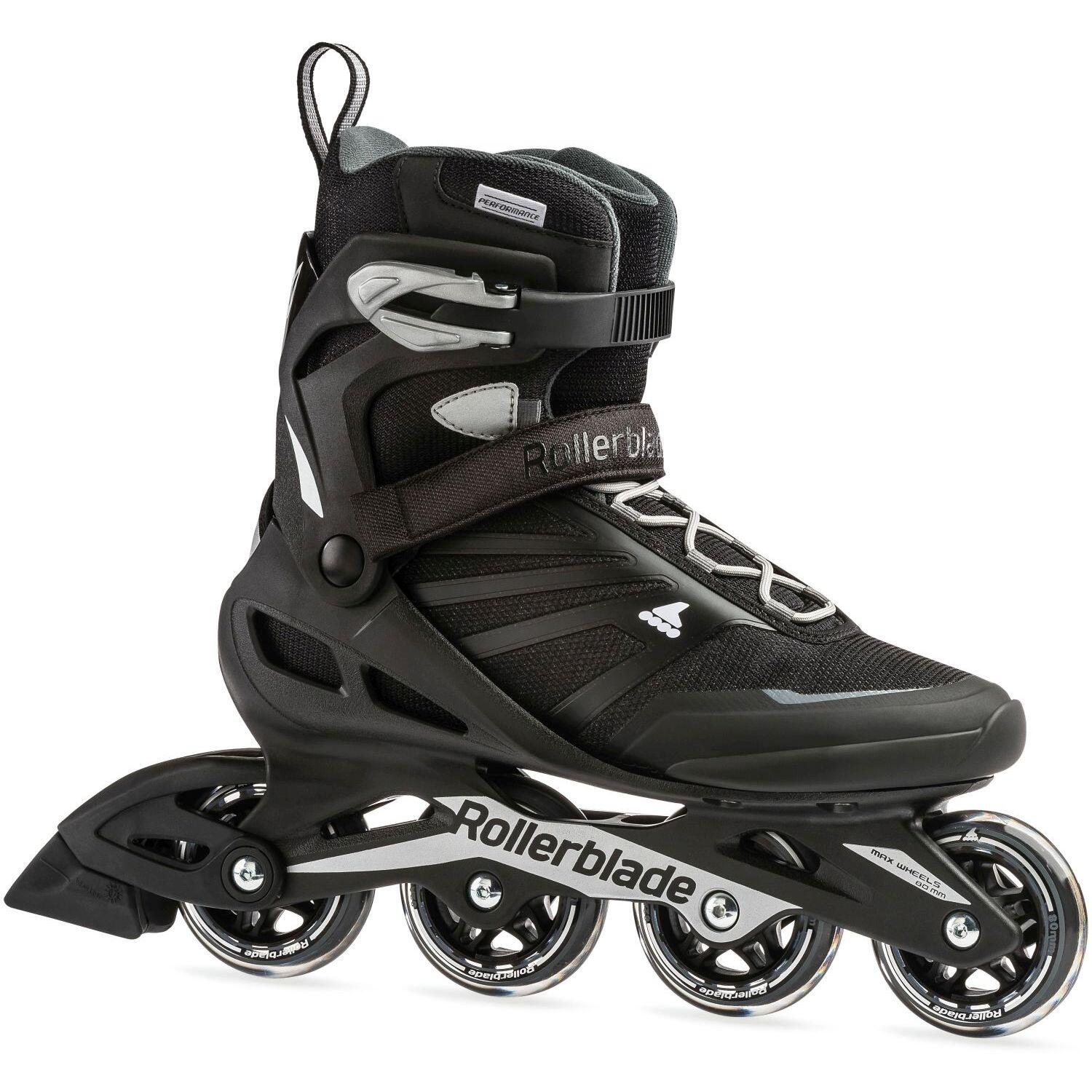 Rolki Rollerblade Zetrablade 80 Black Silver 2021