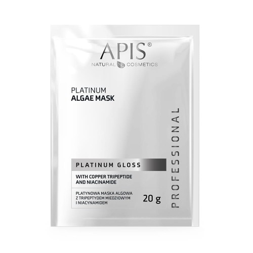 APIS Platinum Gloss maska algowa z tripeptydem miedziowym i niacynamidem 20g