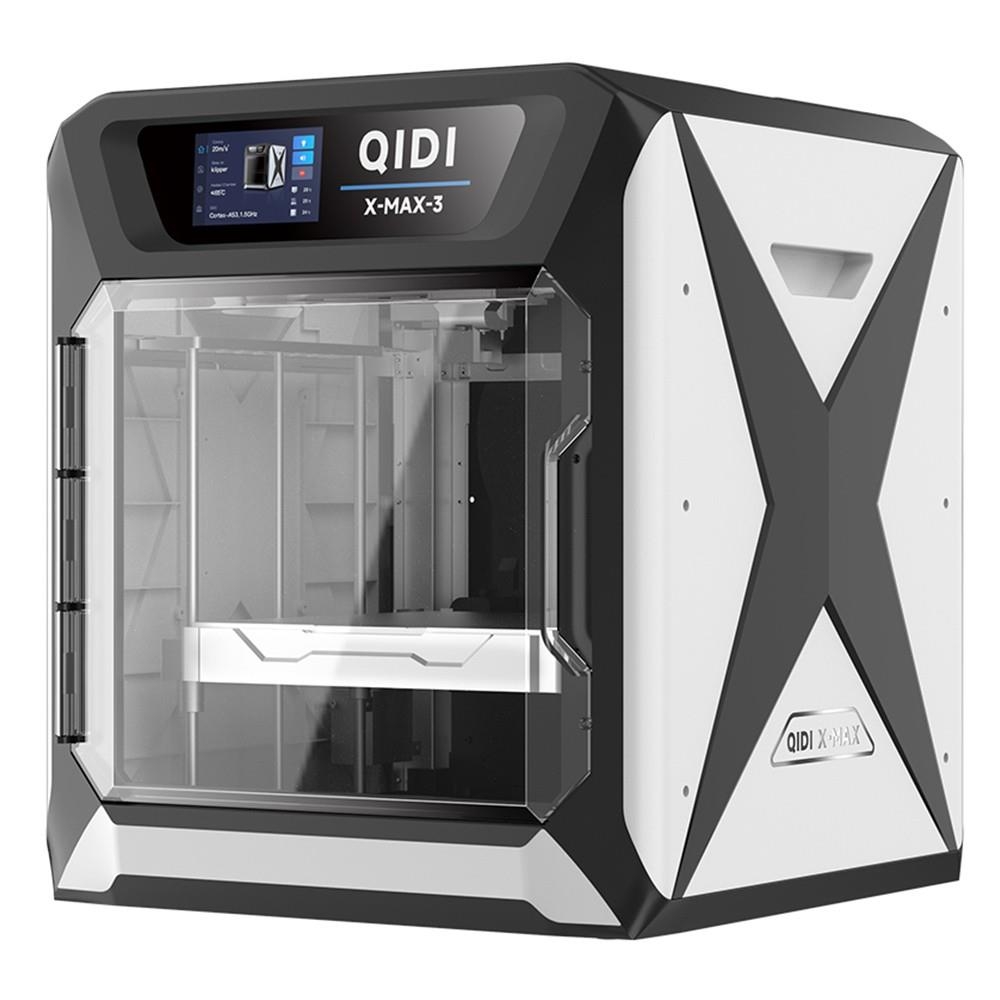 QIDI TECH X-Max 3 3D Printer, Auto Levelling, 600mm/s Printing Speed, Flexible HF Board, 325*325*315mm
