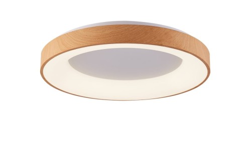 Plafon sufitowy Santana AZ4989 LED 30W drewniany biały