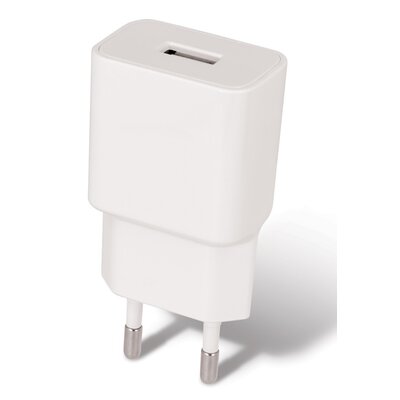 Setty Ładowarka sieciowa USB 2,4A biała 197844