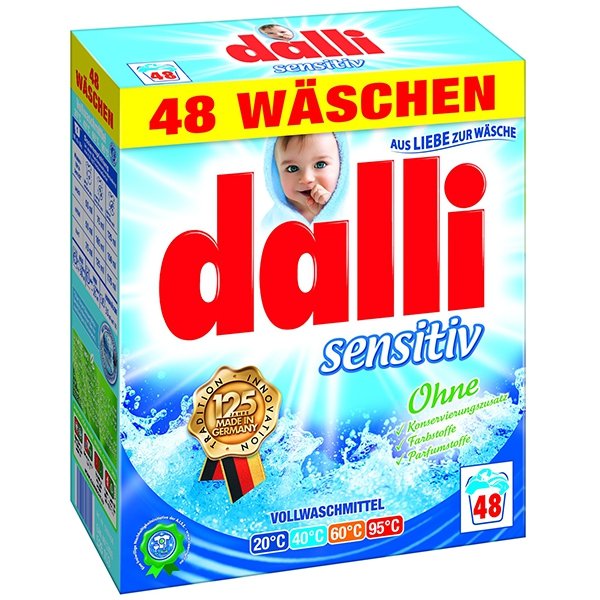 Dalli Proszek do prania Sensitive 3,12kg 528103_DALLI