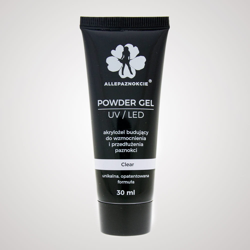 Akrylożel Acrylgel Powder Gel Clear 30 ML