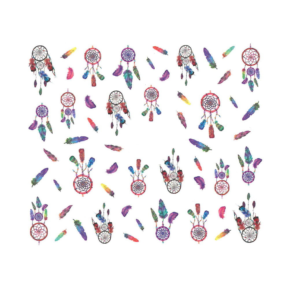 Naklejki Wodne Do Paznokci Letnie Wzory YZW-A1261