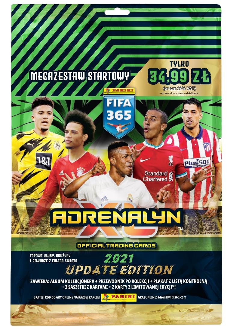 Panini FIFA365 2021 Update Album karty 40 + Puszka